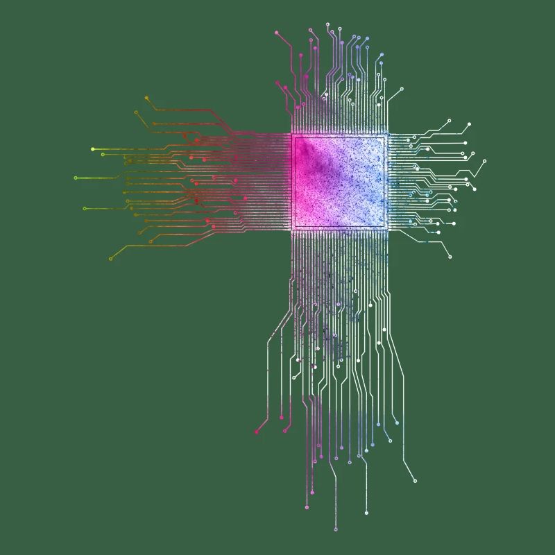 Programmierer CPU Motiv
