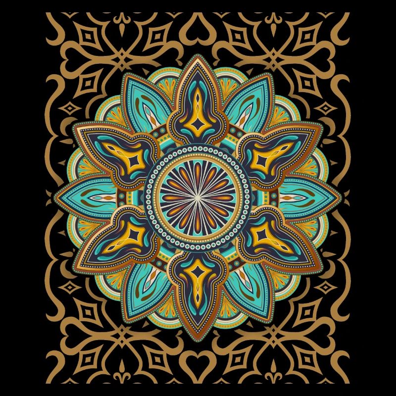 Mandala Design, Mandala 3D, Arabesque Vintage