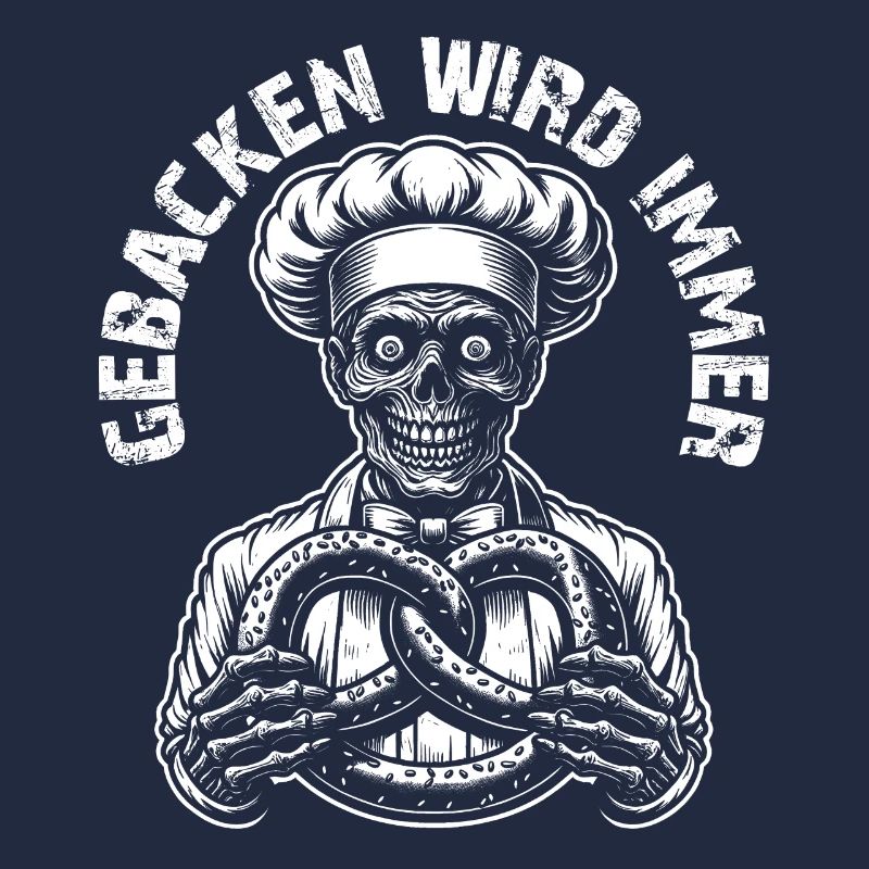 Zombie als Bäcker - gebacken wird immer