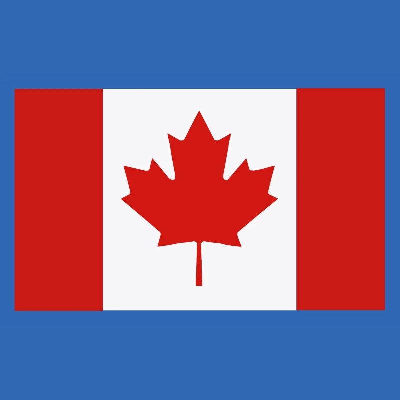 Drapeau du Canada à la feuille d’érable rouge
