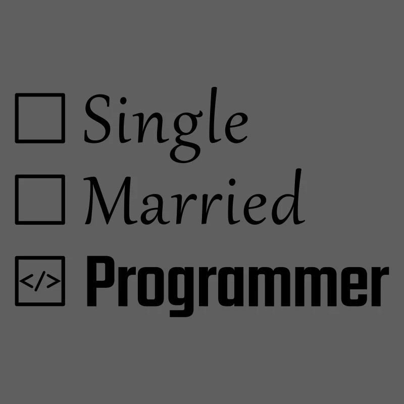 Single, verheiratet, Programmierer