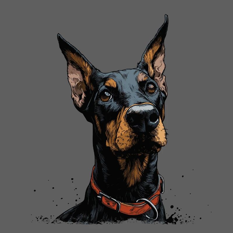 Cooler Dobermann