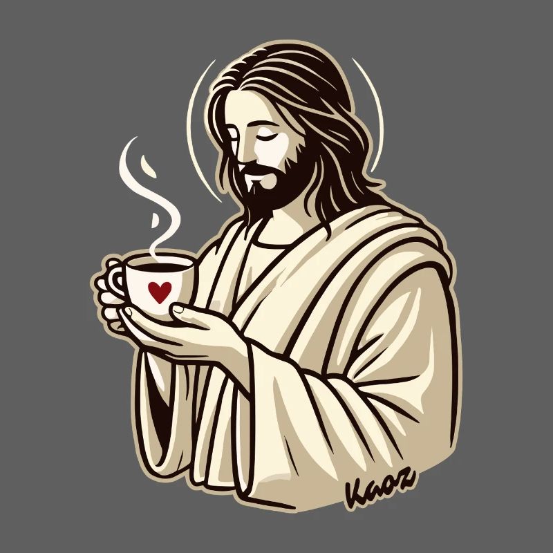 Jésus aime le café