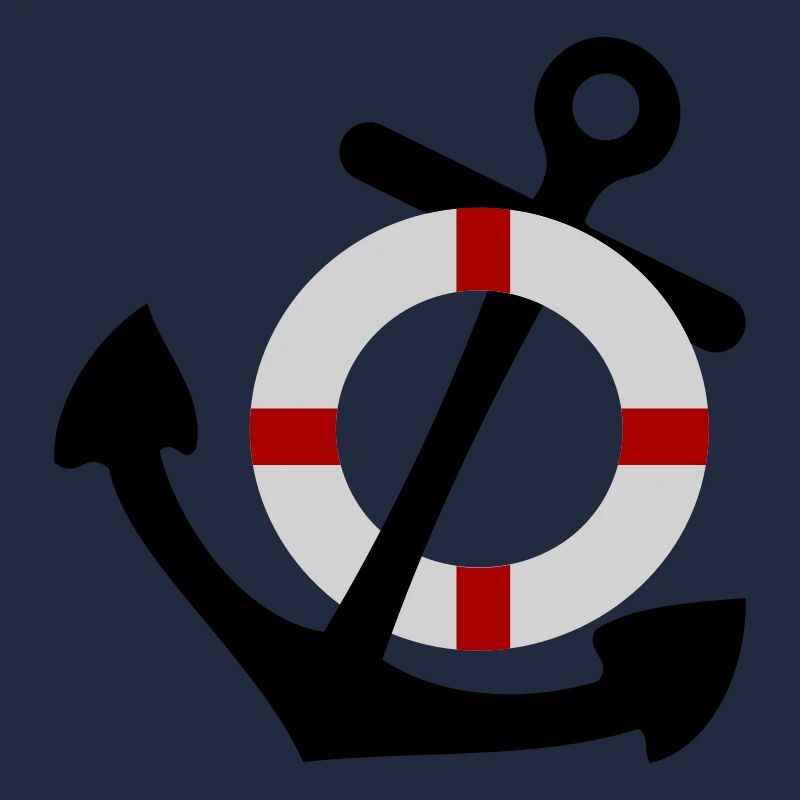 Anker mit Rettungsring