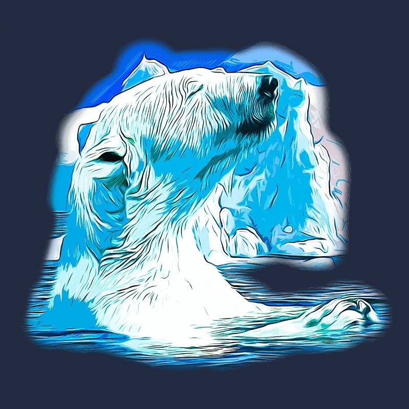 gxp eisbär polarbär genießer vector art
