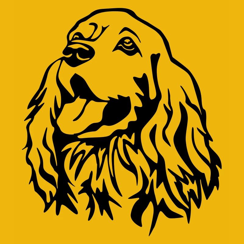Tête de Cocker Spaniel