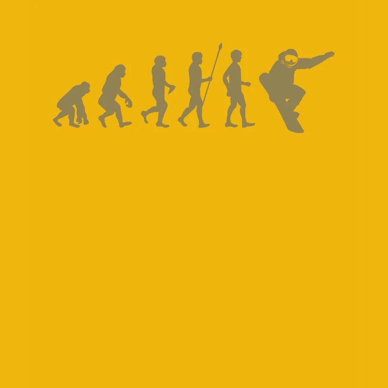 Snowboarder Evolution Idée cadeau