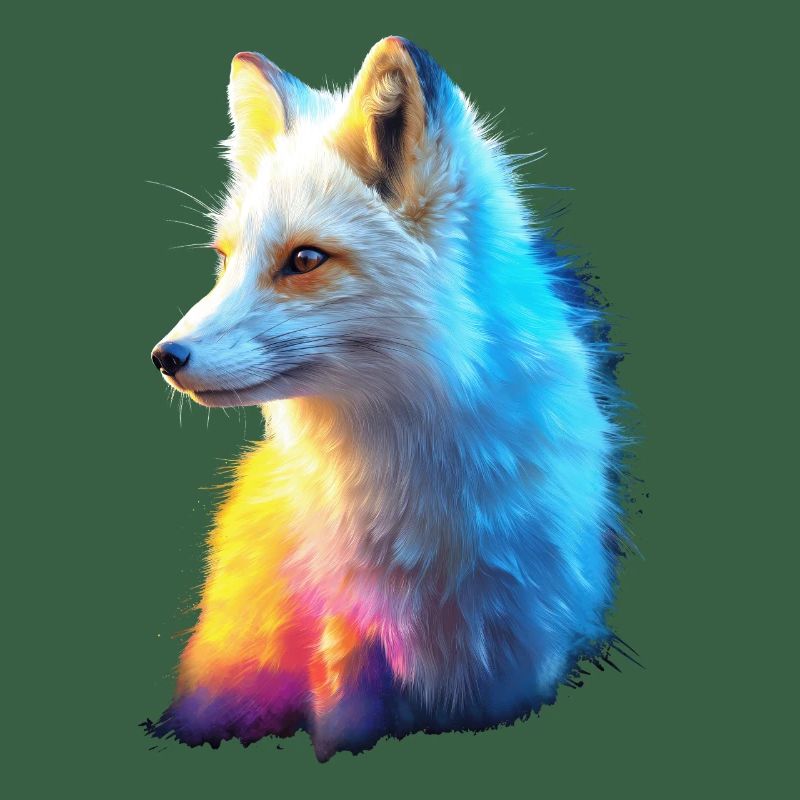 Polarfuchs Schneefuchs Eisfuchs Süßer Weißer Fuchs