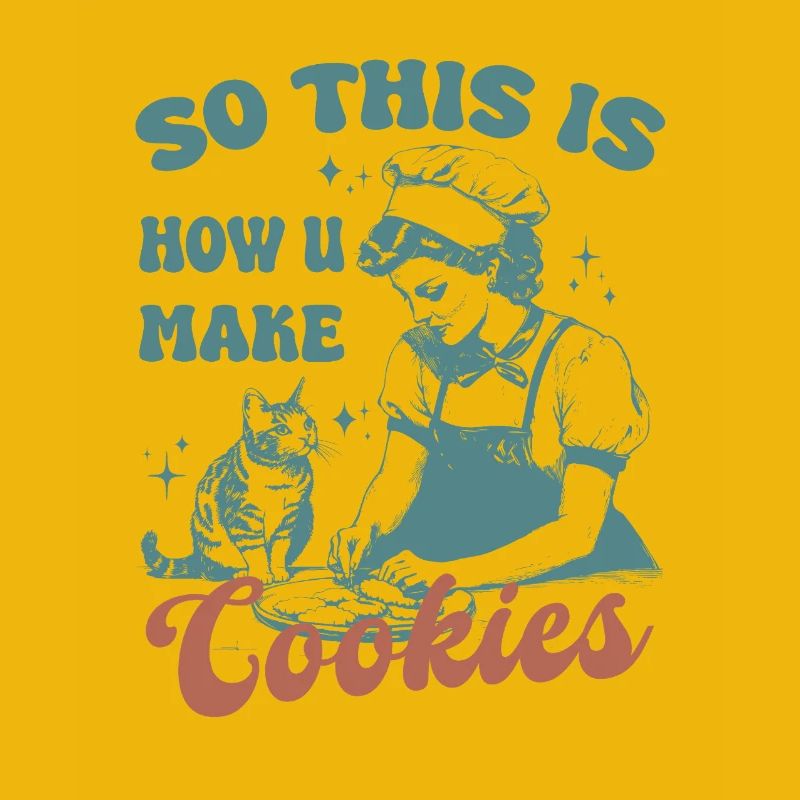 C’est donc comme ça que vous faites des biscuits chat mignon