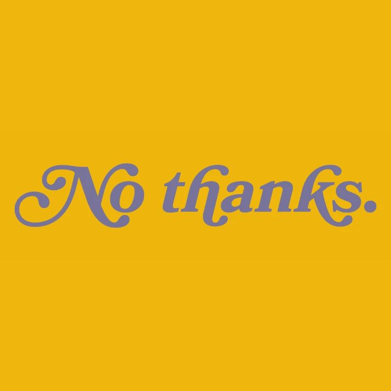 Non merci.