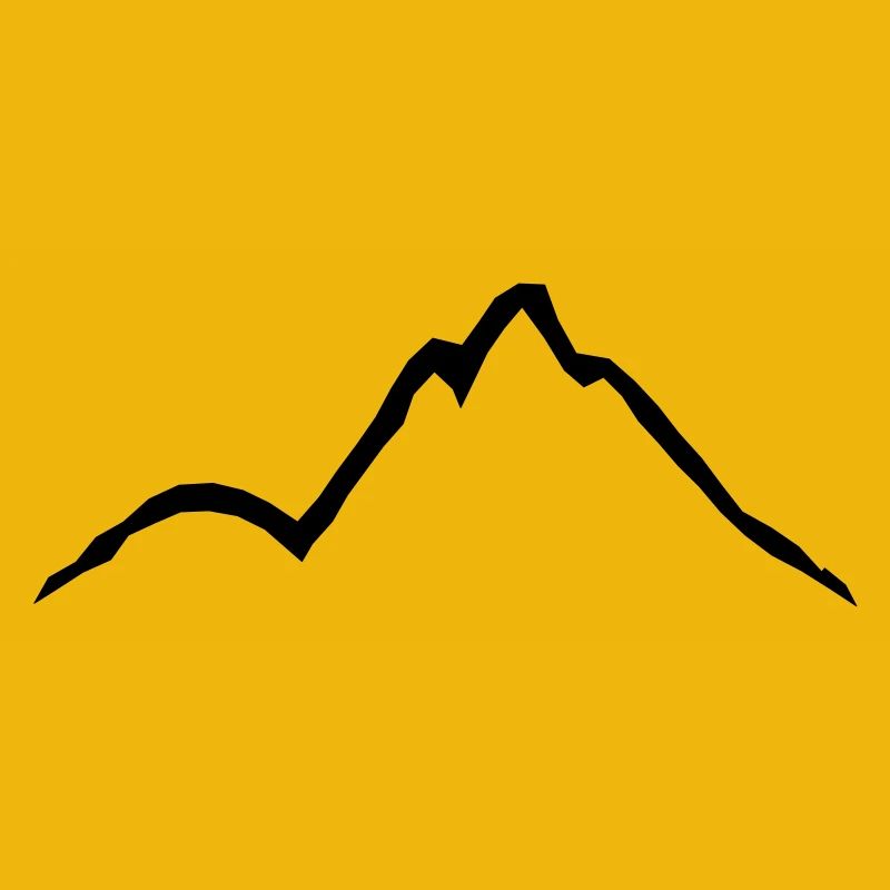 Conception de lignes de belles montagnes