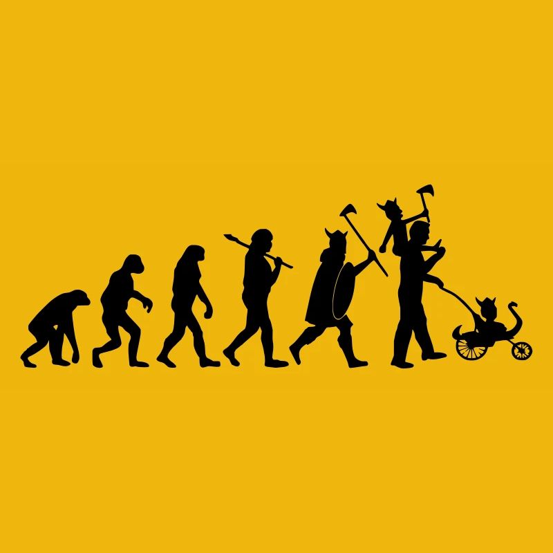 evolution daddy viking