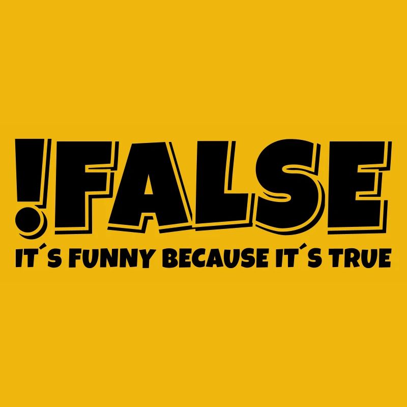 False True Programmierer Spruch