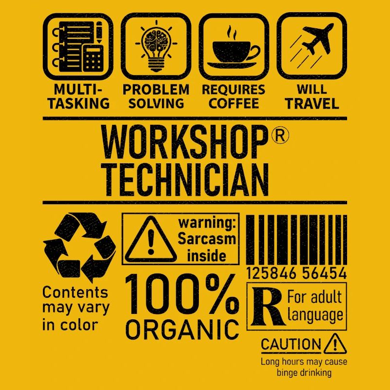 Workshop Technician multi tasking problem solving