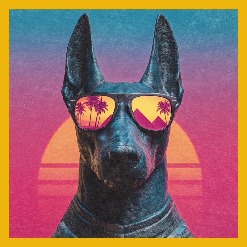 Anubis Synthwave - God on Vacation