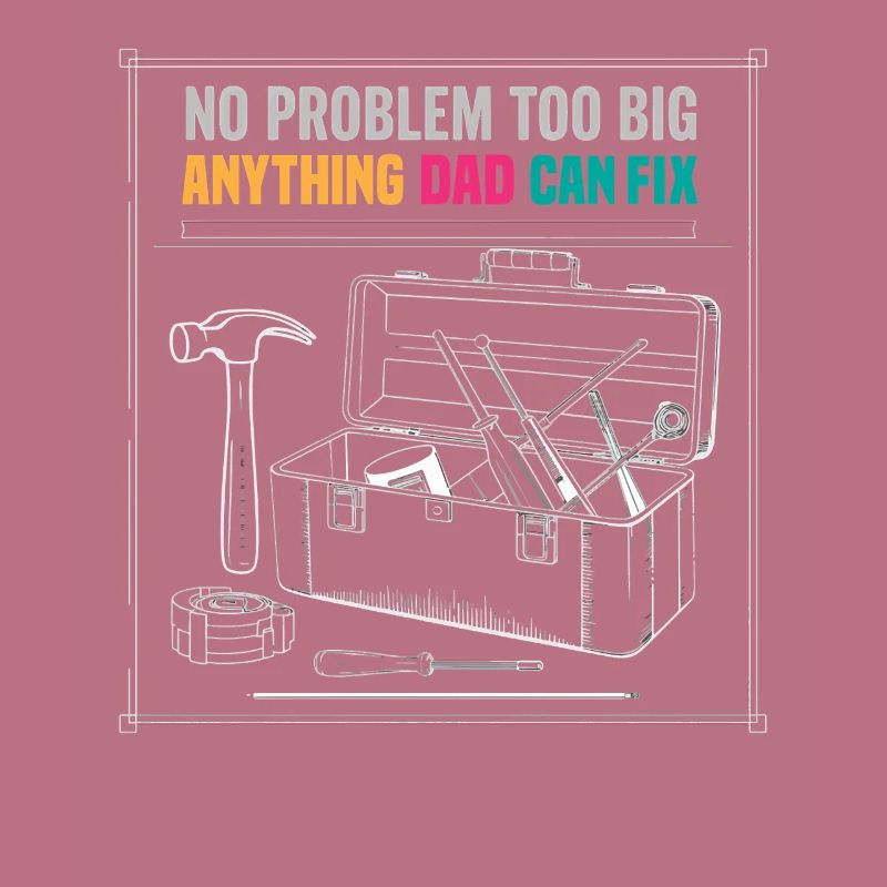 Dad Fix It Toolbox Graphic
