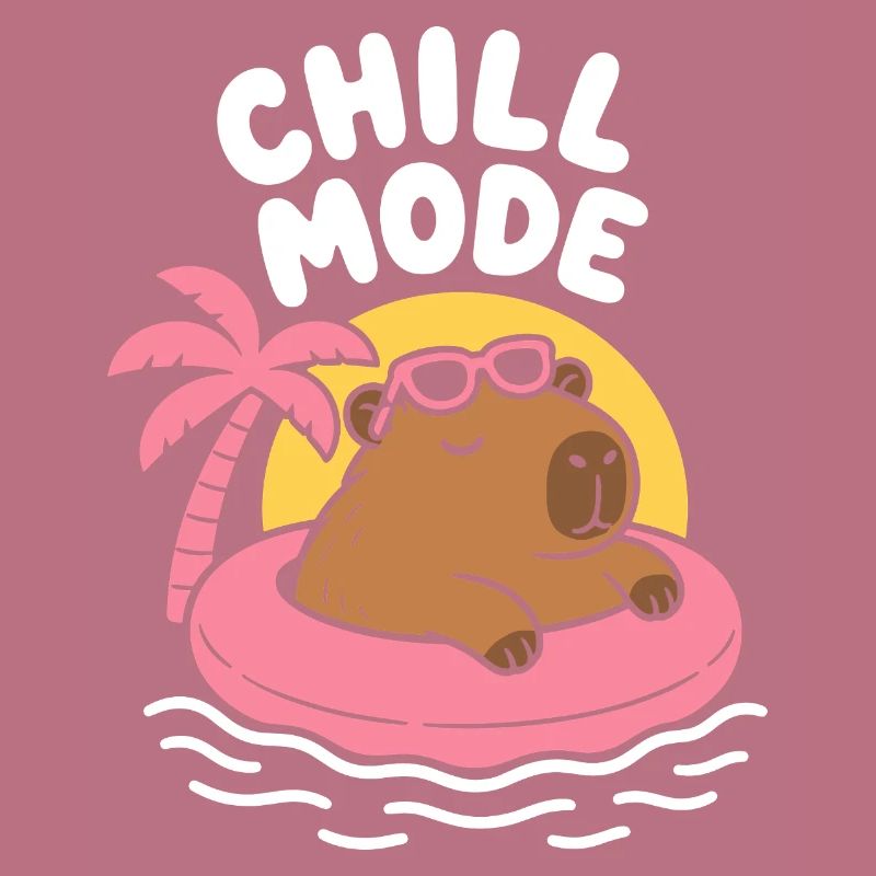 Chill Mode Floating Capybara