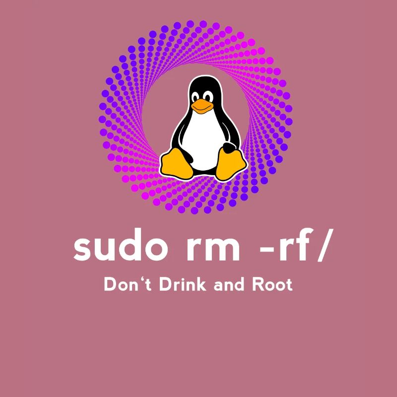 Computer Sys admin Pinguin Nerd pc sudo rm -rf cod
