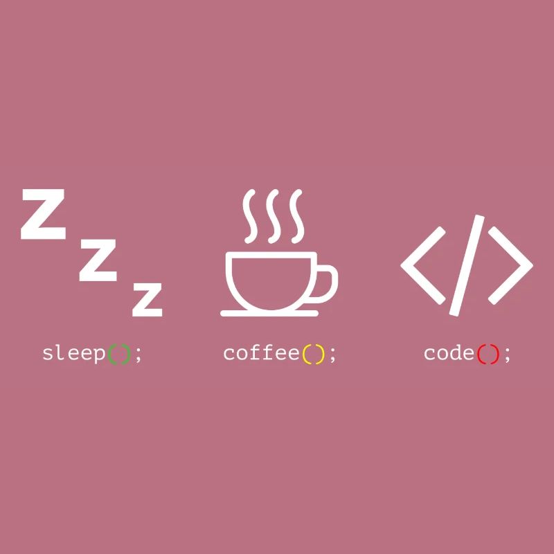 Code Coffee Sleep Trio