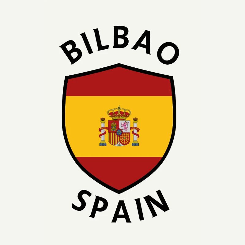 Blason de Bilbao Espagne Emblème Tee
