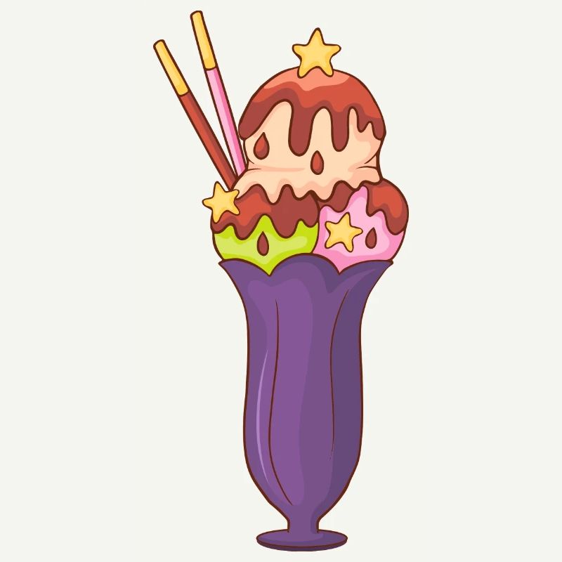 Eis Speiseeis Eiskrem Eiscreme Kugeleis Eisbecher