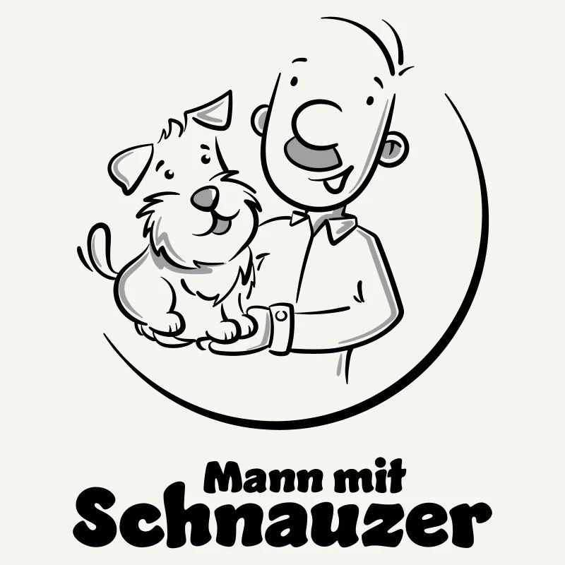 Mann mit Schnauzer (Oberlippenbart)