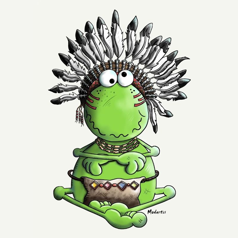 Indian Chieftain - Native - Frog
