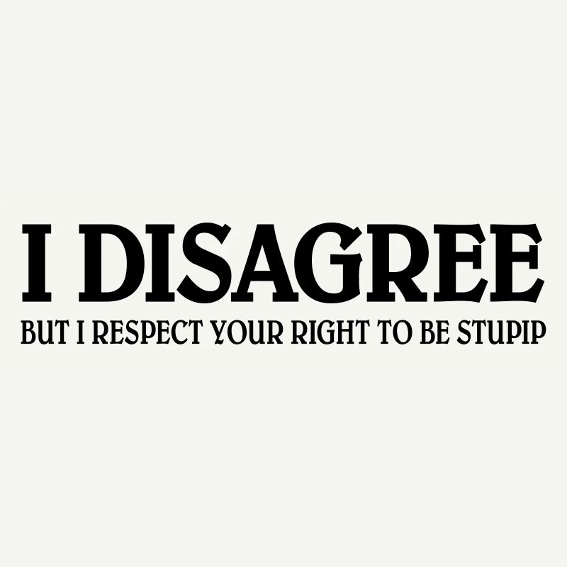 I disagree...