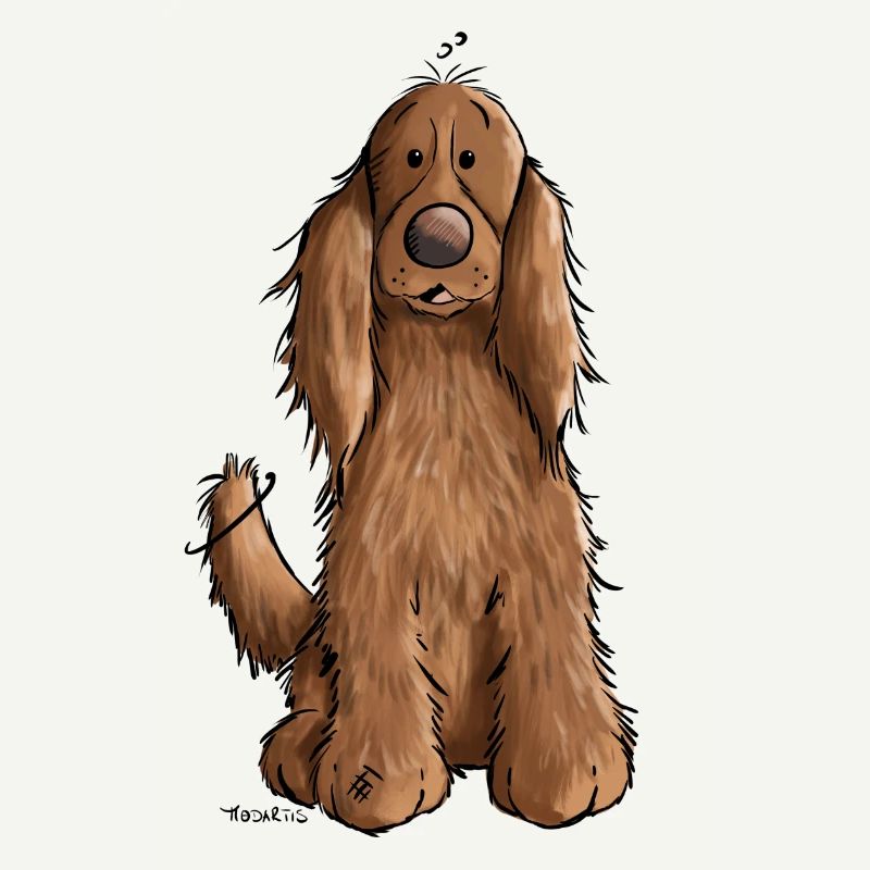 Cocker Spaniel mach Sitz