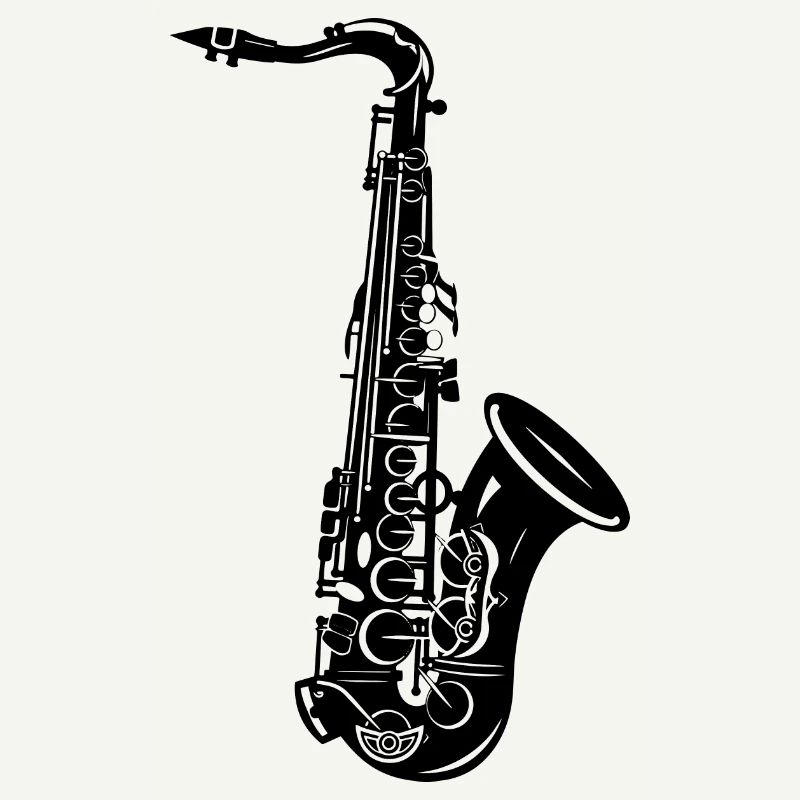 Saxophone Drawing
