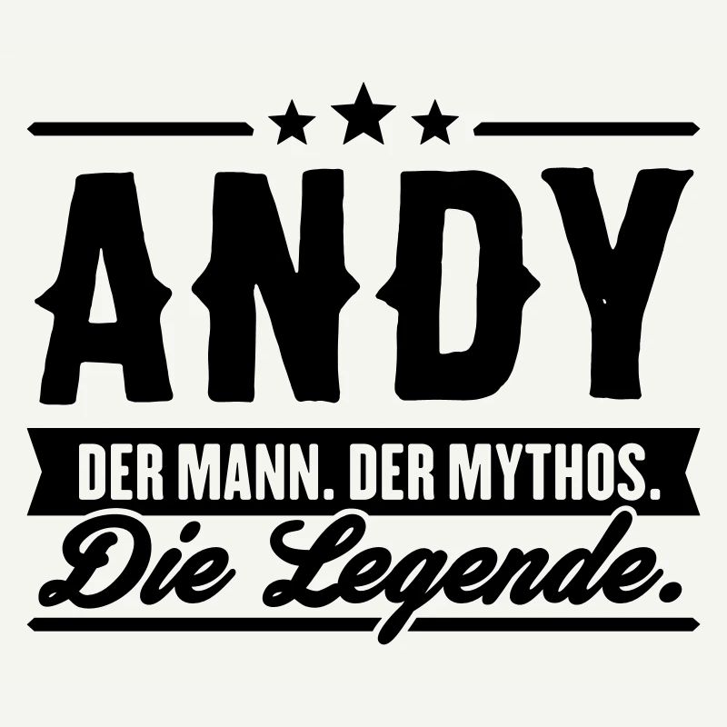 Man Myth Legend Andy