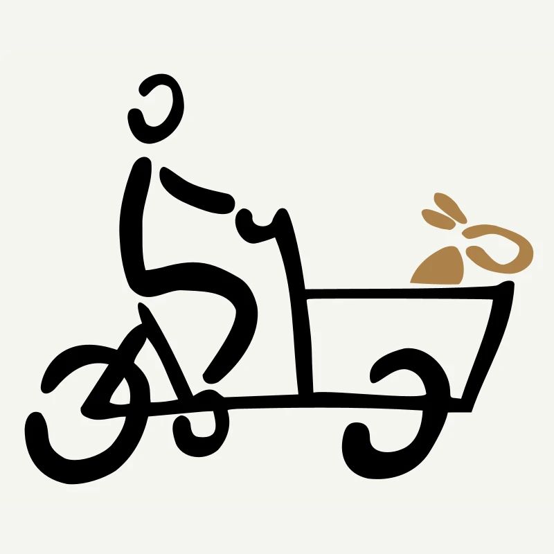 Bakfiets vélo cargo chien de vélos