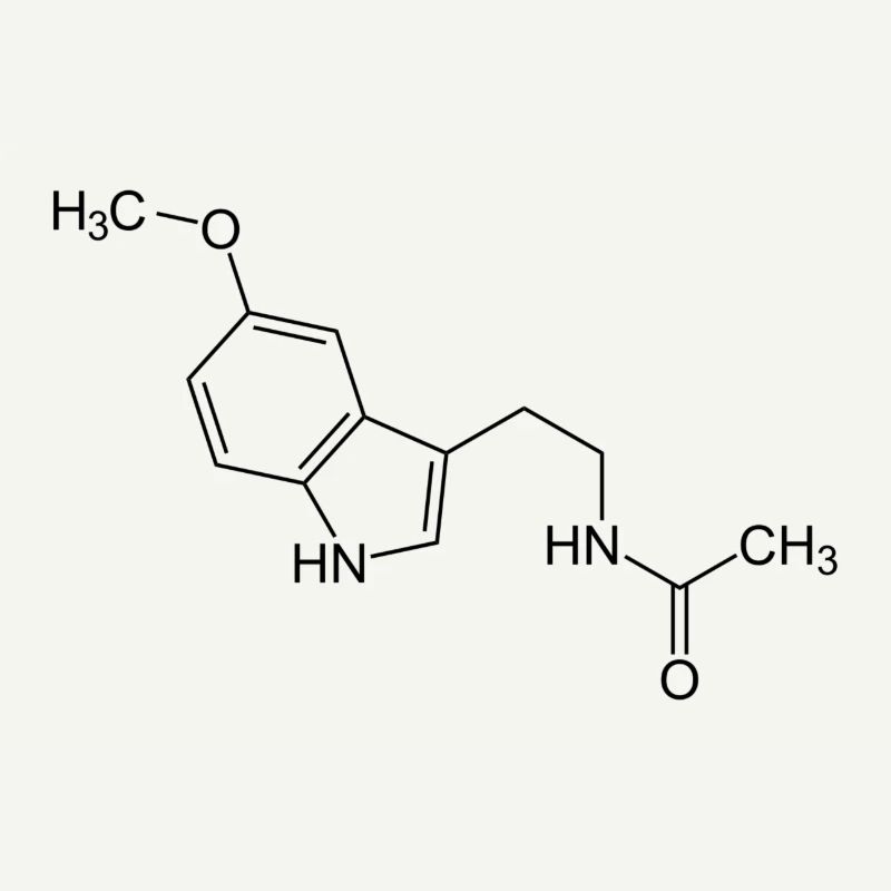 Melatonin structural formula