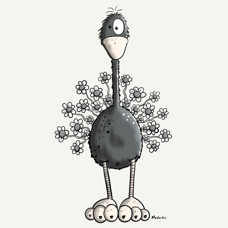 Funny Ostrich