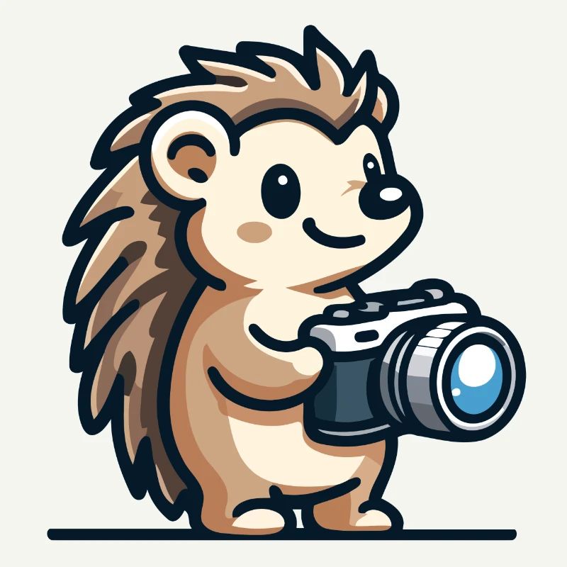 Schnappschuss-Igel: Der Shutterbug-Kumpel