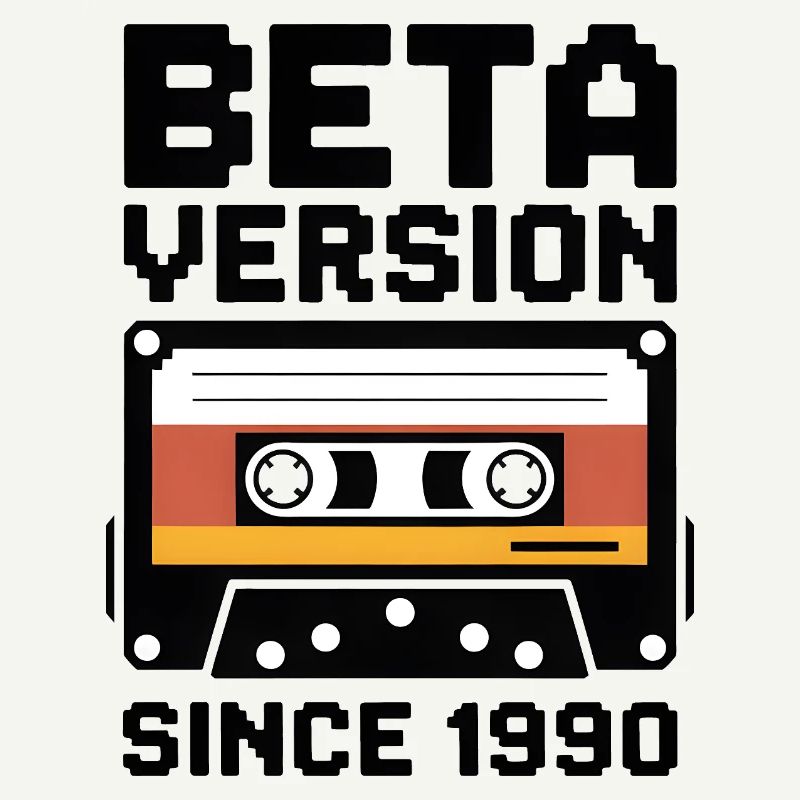 Conception d’impression de cassette rétro