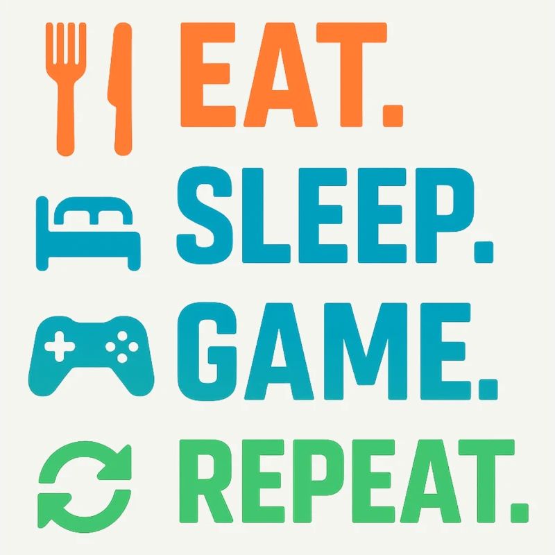 Conception de devise de style de vie pour les joueurs et les loisirs