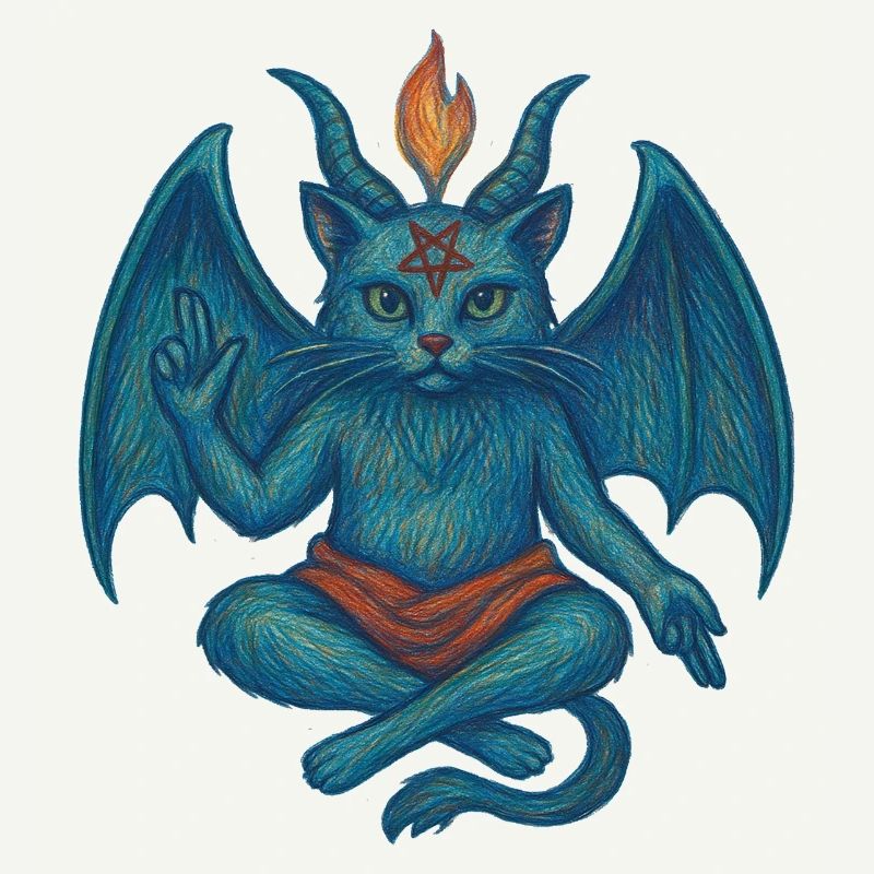 Cat Baphomet 