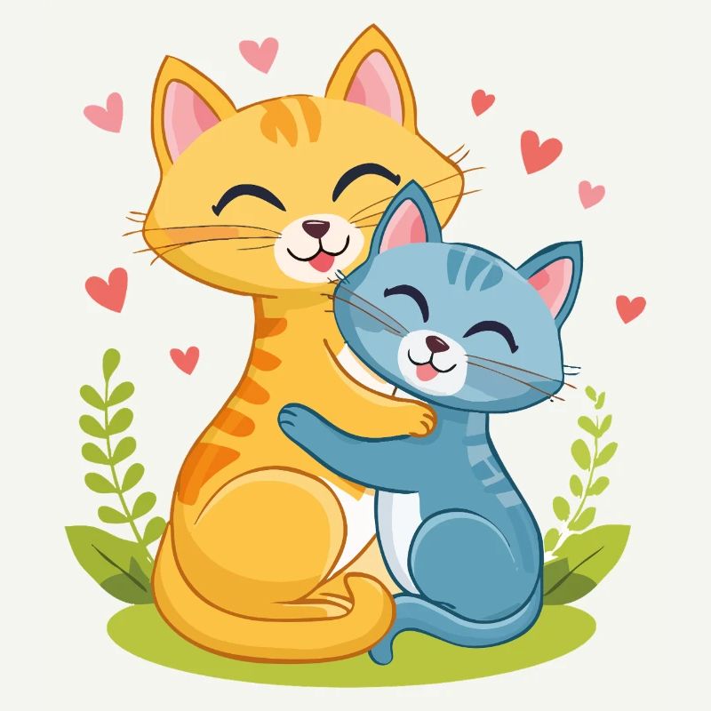 Cuddly kitten
