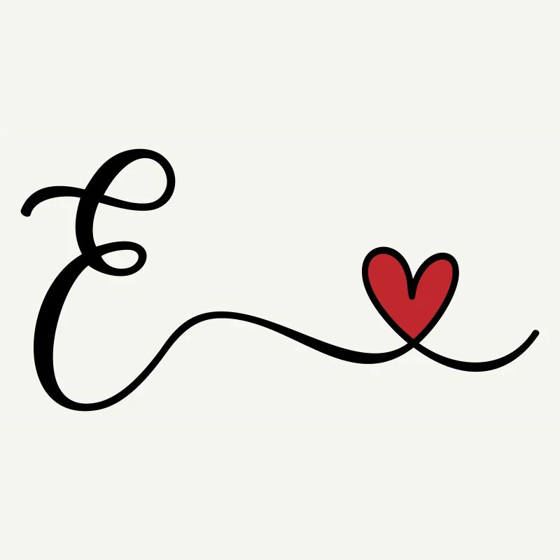 Letter E Monogram