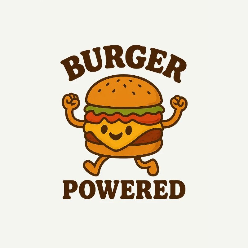 Burger Power Dessin animé