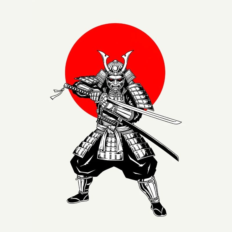 Japanese style samurai