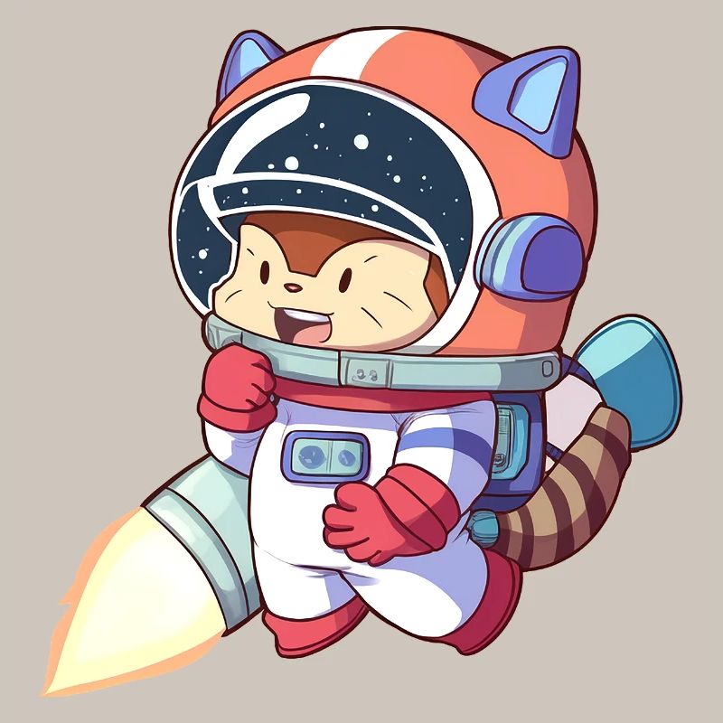 Astronaute chat en combinaison spatiale