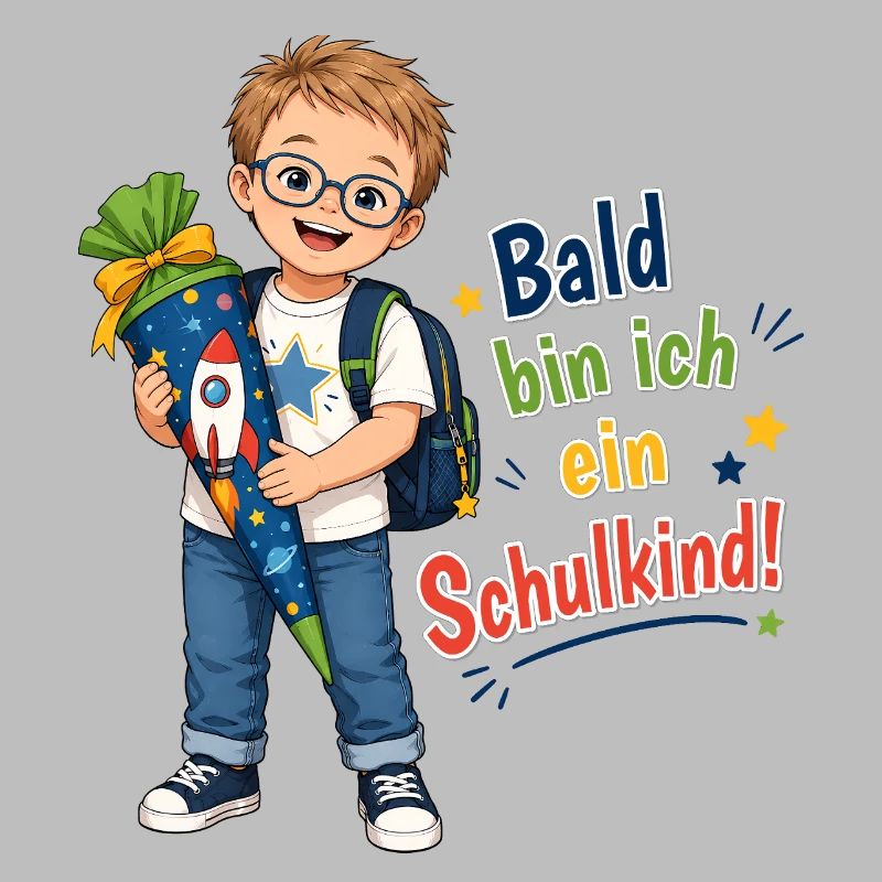 Bald bin ich ein Schulkind – Down Syndrom Junge