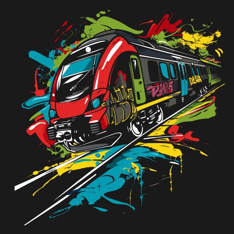 Graffiti Chemin de fer