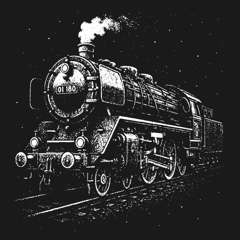 Géant d’acier la nuit