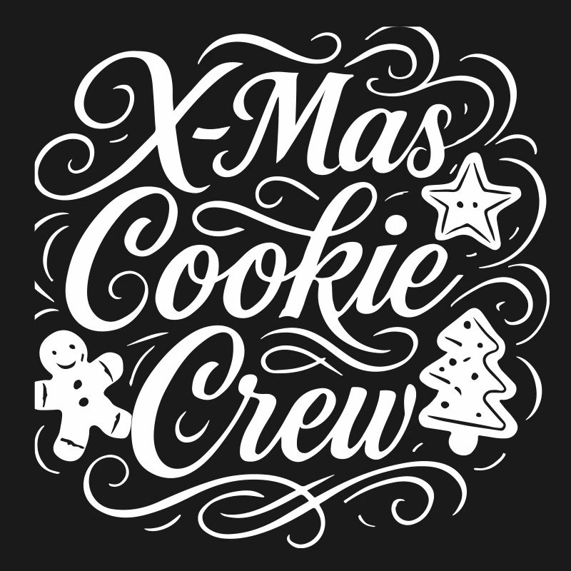 Équipe de Noël de cuisson des biscuits