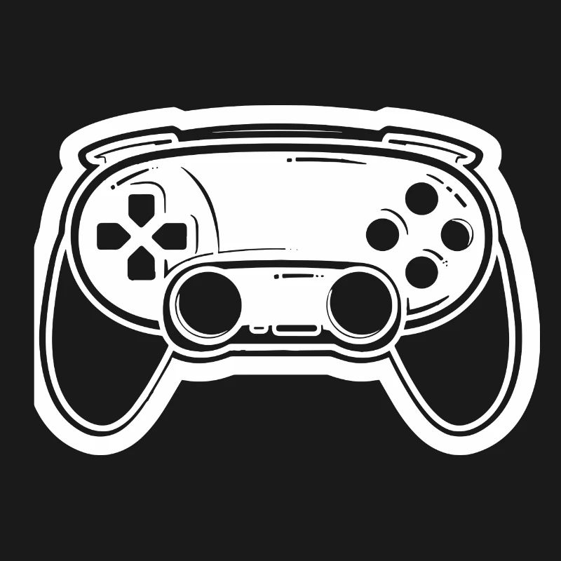 Dessin de manette de jeu vidéo