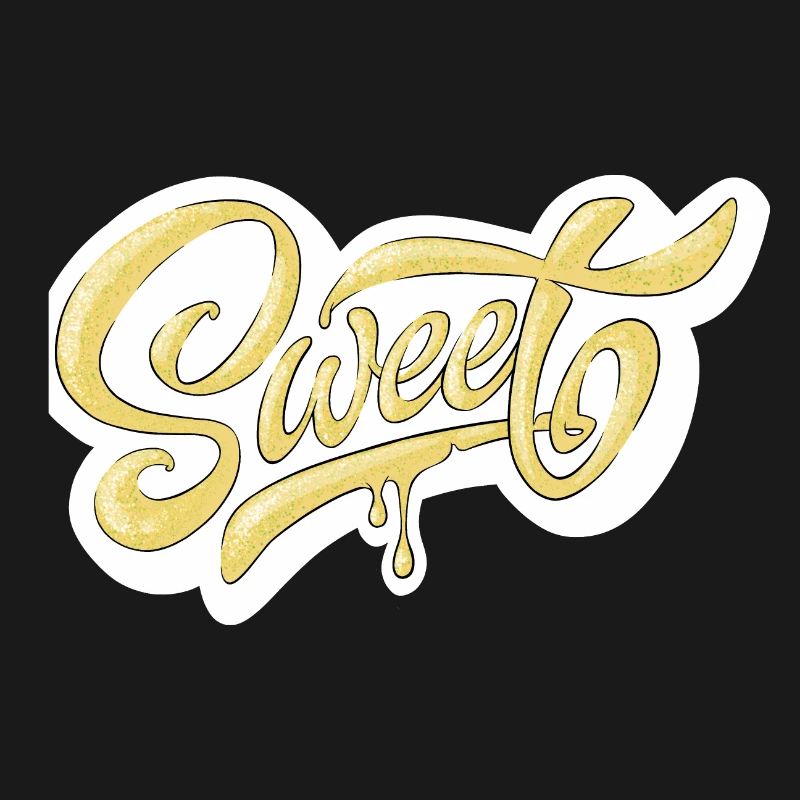 Conception de typographie Sweet Script