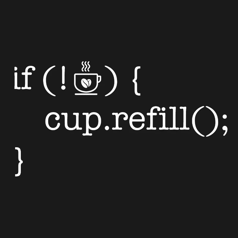 Coffee code lover software developer programmer